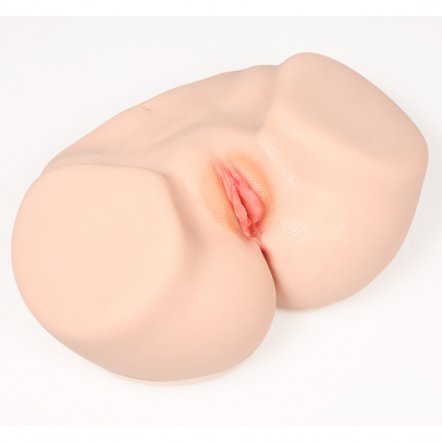 Vanilla Onahole Real Vagina Мастурбатор полуторс с двойным слоем материала, с вибрацией