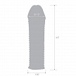 Текстурированная насадка на пенис 6,5in Clear Textured Penis Enhancing Sleeve Extension