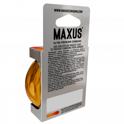 Презервативы MAXUS Sensual №3, анатомические, 3 шт