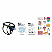 Страпон Romp Piccolo Pegging Kit: фаллоимитатор + пояс, 14 см (арт. RPSO1SG9)