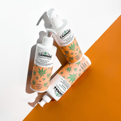 Шампунь для поврежденных волос с кератином CANNA+ Damage Repair Shampoo 250 мл