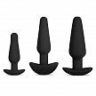 Набор для анального секса - подготовка и обучение B-Vibe Anal Education Set Black