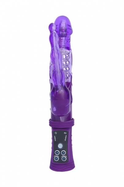 Анально-вагинальный вибратор A-Toys by TOYFA High-Tech fantasy, TPR, фиолетовый, 22 см