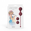 Набор вагинальных шариков Love Story Diva Wine Red
