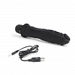 Классический массажер 8" Girthy Realistic Vibrator черный