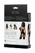 Боди Glossy KATHERIN из материала Wetlook на шнуровке, черное, L
