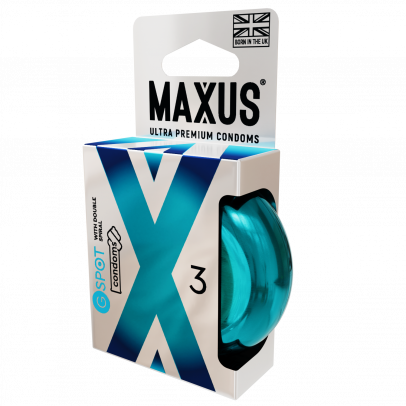 Презервативы MAXUS G spot, двойная спираль, 3 шт