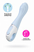 Нереалистичный вибратор Сатисфайер Эйр Памп Вайбрейтор 5 (Satisfyer Air Pump Vibrator 5), силикон, голубой, 15 см. (арт.J2018-252 )