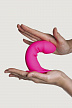 Дилдо на присоске с двойной плотностью HITSENS S02 PINK ADRIEN LASTIC DILDO DUAL DENSITY