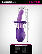 Вибратор c тройной стимуляцией Ultimate Pleasure Pro Plus 497012PD