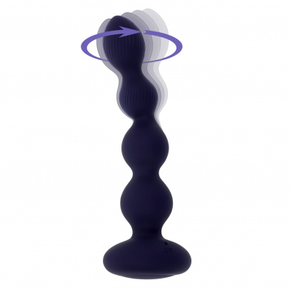 Анальная елочка с вибрацией и вращением Pleasure Orbit