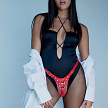 Пояс для страпона Strap-on-me HARNAIS SIMILI FABULOUS, красный