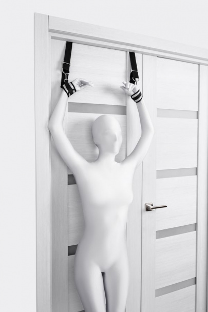 Фиксаторы для рук Anonymo by Toyfa, полиэстер, серебряные, 23 см (арт. 310702)