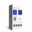 Светящийся фаллоимитатор Strap-on-me Glow-Led Dildo - M, фиолетовый