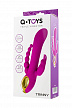 Тройной вибратор A-Toys by TOYFA TRINNY, силикон, фиолетовый, 21,5 см