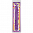 Двусторонний дилдо фиолетовый Crystal Jellies 18 Double Dong - Purple
