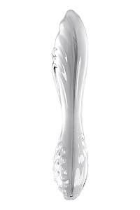 Двусторонний фаллоимитатор Satisfyer Dazzling Crystal 1, стекло, 18,5 см (цвета в ассортименте)