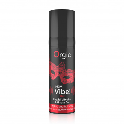 Гель Orgie Sexy Vibe Hot с разогревающим и вибрирующим эффектом, 15 мл