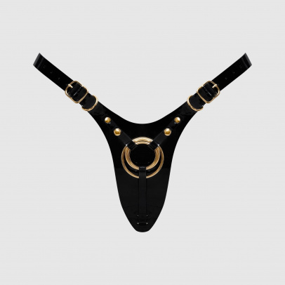 Пояс для страпона Strap-on-me HARNAIS SIMILI FABULOUS, черный