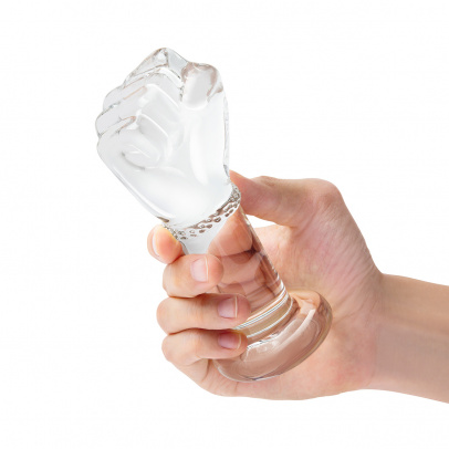 Анальный фистинг-плаг из стекла 5 in Glass Fist Butt Plug