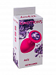 Анальная пробка Emotions Cutie Large Pink dark purple crystal