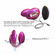 Cтимулятор клитора и зоны G с пультом для пары Love to love WONDERLOVER - IRIDESCENT BERRY