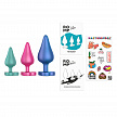 Набор анальных пробок Romp Luster, 3 шт, Ø 2,9 – 4,1 см (арт. RP281SGZ) 