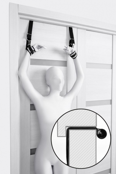 Фиксаторы для рук Anonymo by Toyfa, полиэстер, серебряные, 23 см (арт. 310702)