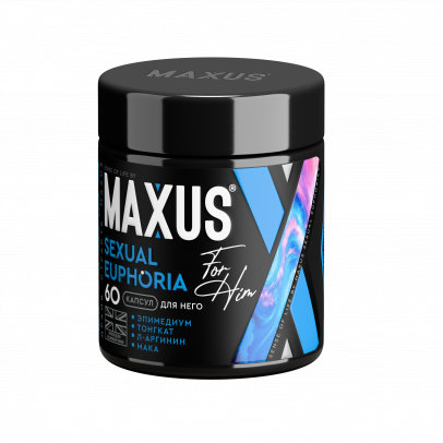 БАД SENSE OF LIFE by MAXUS Сексуальная Эйфория для него, Sexual Euphoria for him, 60 капсул