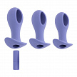 Набор анальных пробок с вибропулей Hole Punch Plug Set
