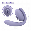 Сиреневый вакуумный стимулятор клитора и G-точки OG Flow Bean Vibrator