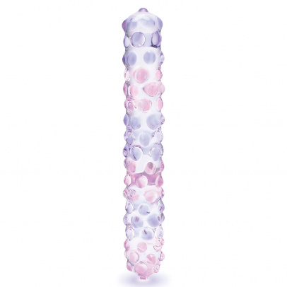 Фаллоимитатор с массажными точками 9" PURPLE ROSE