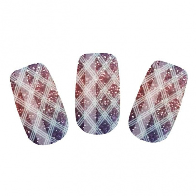 Набор лаковых полосок для ногтей Блестящий градиент NAIL FOIL