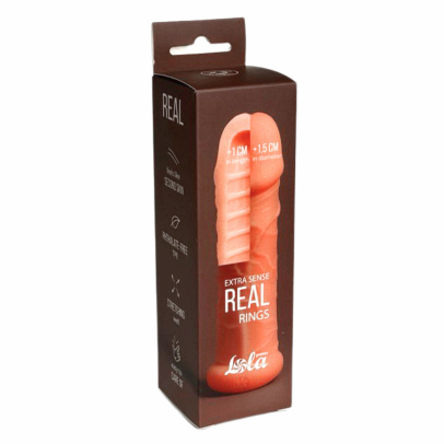Фаллоудлинитель Real Extra Sense Rings, 13,5 см, Ø 3,5 см (арт. 7015-01lola)