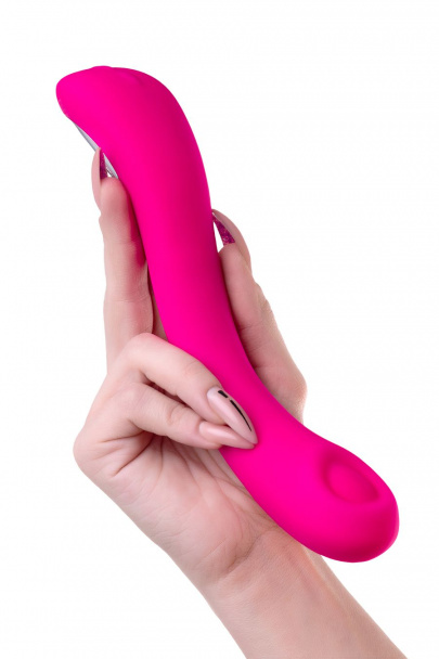 Нереалистичный вибратор LOVENSE Osci 2 G-spot, розовый, 22 см (арт. LE-07)