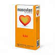 Презервативы Masculan Золото (Gold) золотого цвета, с ароматом ванили 10 шт