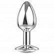 Большая анальная пробка Diamond Clear Sparkle XL 4028-02lola