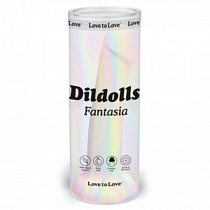 Фаллоимитатор из жидкого силикона Love to Love Dildolls (цвета в ассортименте), 14,8 см, Ø 3,5