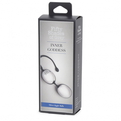 Шарики вагинальные Fifty Shades of Grey Inner Goddess, металлические, 20,3 см, Ø 3,6 см (арт. 74926)