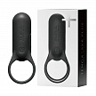 Эрекционное кольцо Tenga SVR+ Black с вибрацией
