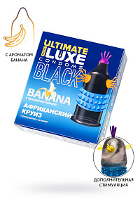 Презервативы Luxe, black ultimate, 18 см, 5,2 см, 1 шт. (ароматы в ассортименте)