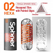 Мастурбатор Tenga Spinner Hexa, 13 см, Ø 4,5 см (арт. SPN-002)