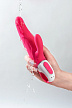 Нереалистичный вибратор Satisfyer Vibes Mr. Rabbit, силикон, красный, 22,1 см (арт. EE73-867-1017)