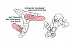 Фаллоимитатор неоскин с поясом Harness 836703ru