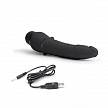 Тонкий анальный массажер 7" Slim Anal Realistic Vibrator черный