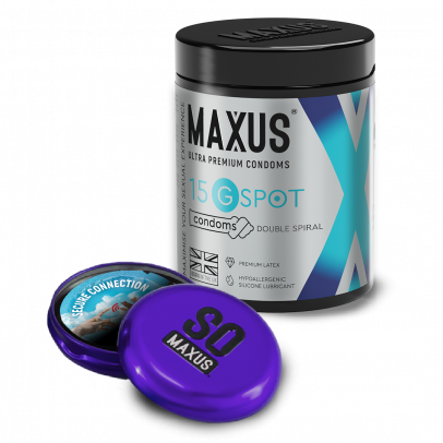 Презервативы MAXUS G spot, двойная спираль, 15 шт