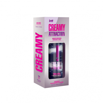 Увлажняющий крем-гель для тела, INTT CREAMY ATTRACTION BLACKBERRY, 100 мл
