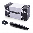 Массажер тонкий le WAND Crystal Slim Wand черный обсидиан