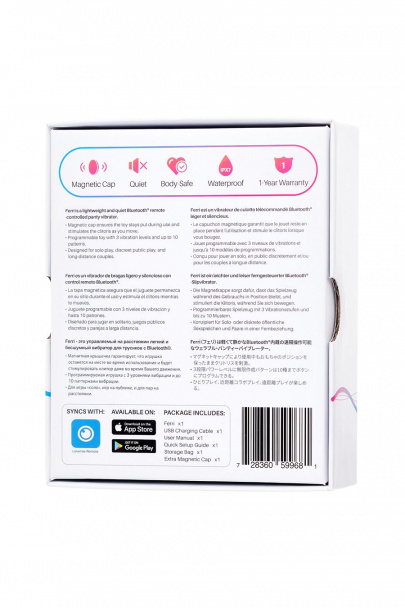 Вибростимулятор клитора в трусики LOVENSE Ferri, розовый, 7,4 см (арт. LE-09)