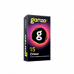 Презервативы Ganzo Extase, с точечно-ребристой поверхностью, анатомической формы, латекс, 18см, 15шт